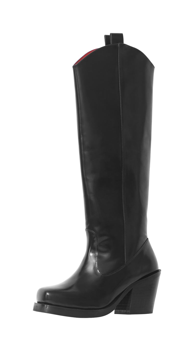 H&M Knee-High Leather Boots