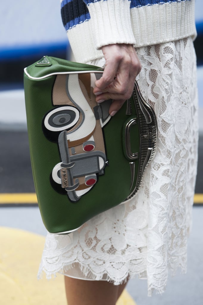 This Prada clutch is as cute as they come.