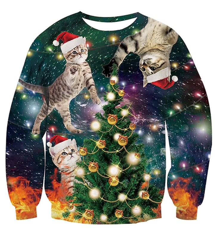 Ugly Christmas Sweater For Cats 