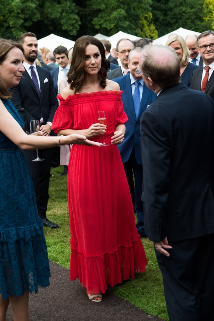 Kate Middleton Red Alexander McQueen Dress February 2019