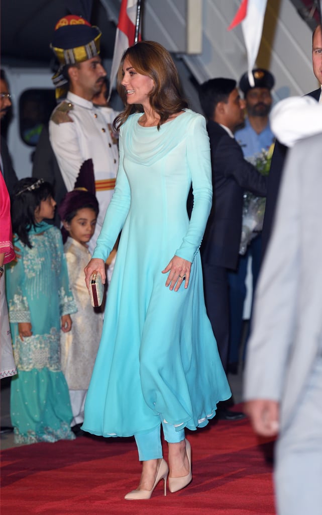 Kate Middleton's Blue Dress Is an Homage to Princess Diana