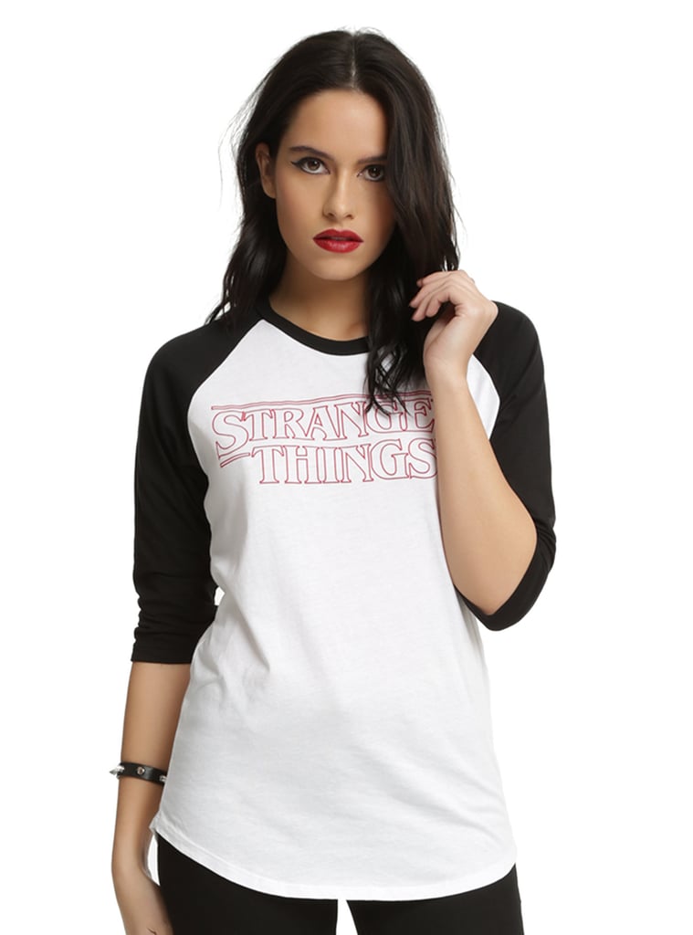 Stranger Things Logo Raglan