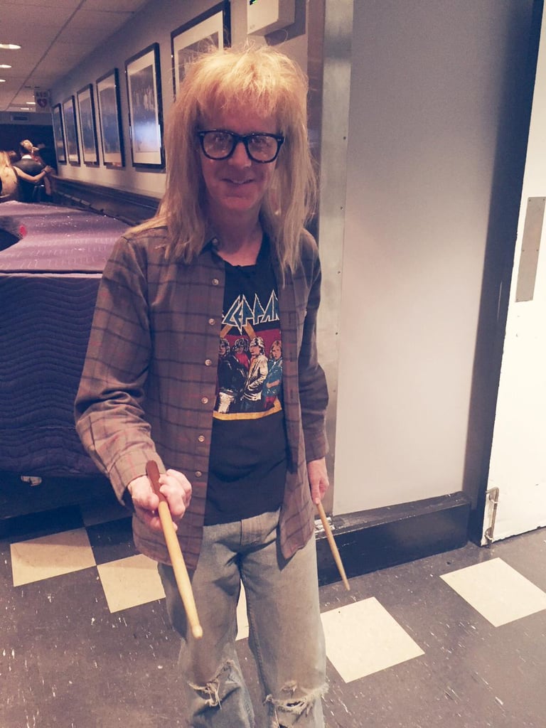 "Wayne's World! Wayne's World!" Dana Carvey went all Garth on us.