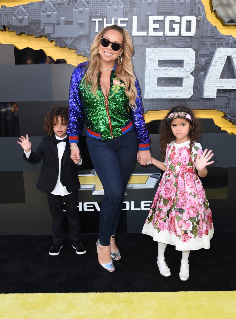 Mariah Carey and Her Kids at the Lego Batman Movie Premiere