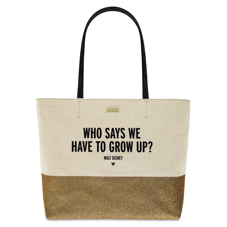 Grow Up Canvas Glitter Tote by Kate Spade New York