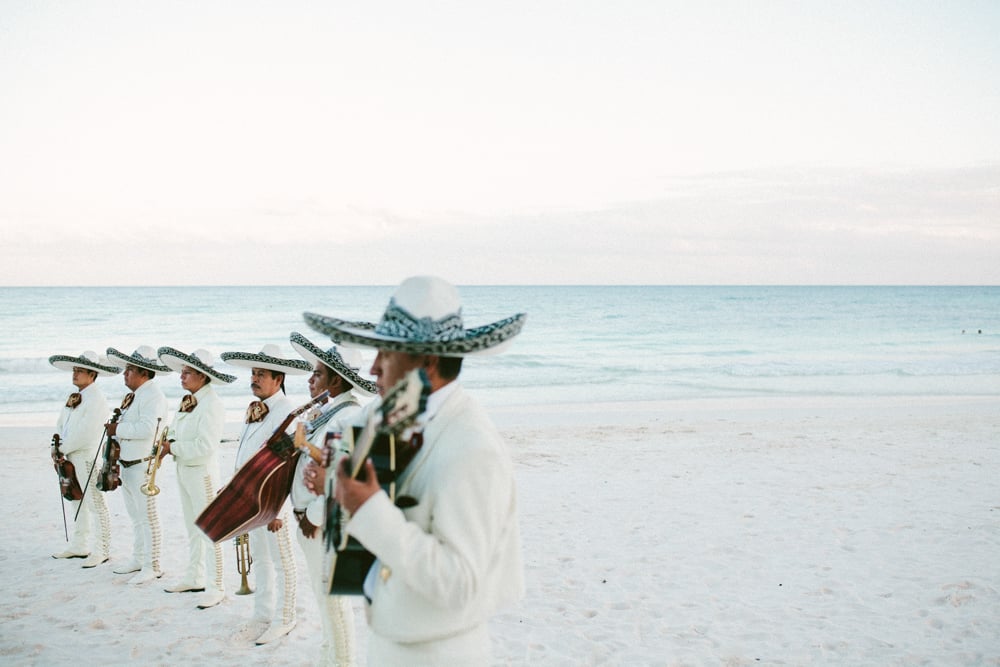 Tulum Mexico Beach Wedding