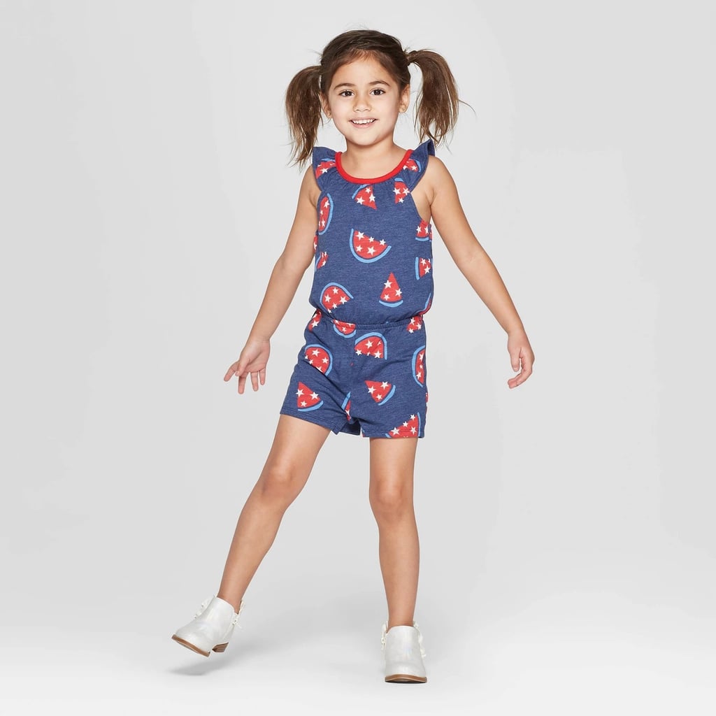 Toddler Girls' Fourth of July Romper