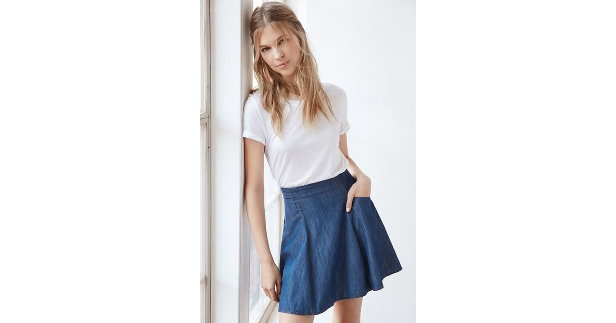 Instead of Denim Cutoffs, Wear a Chambray Skirt | Summer Clothes You ...