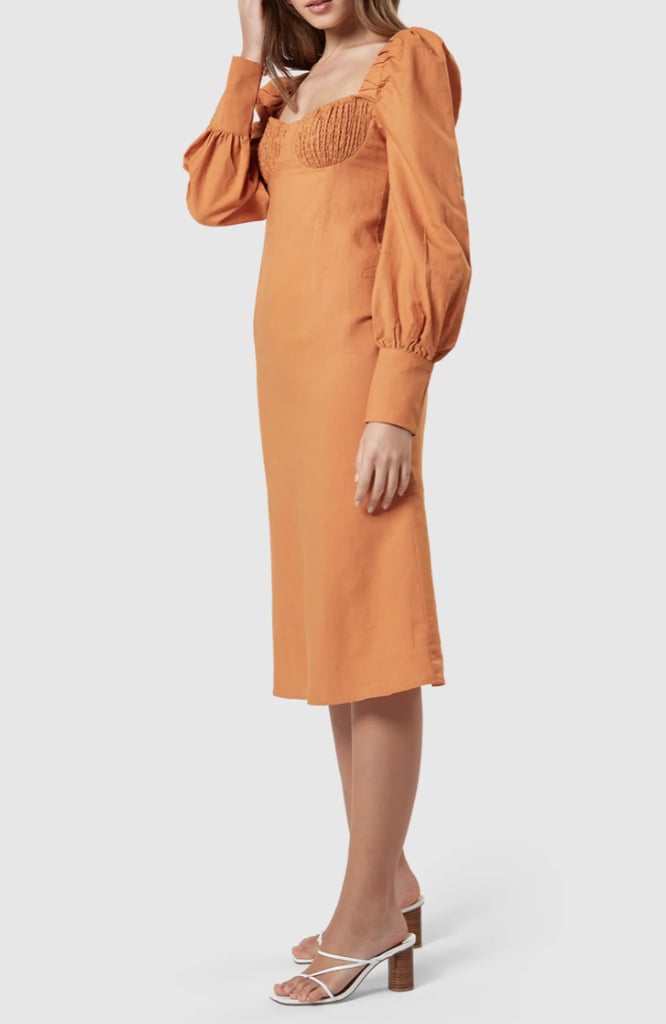 Charlie Holiday Sienna Long Sleeve Midi 