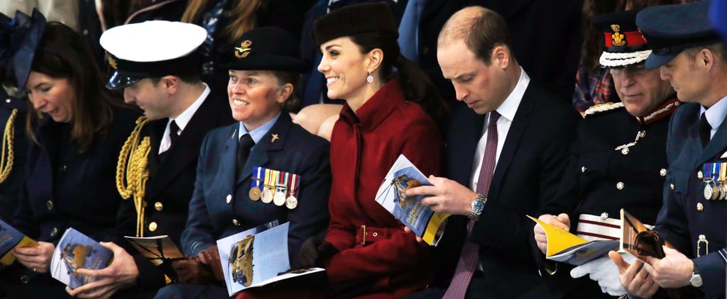 Kate Middleton Wearing Red LK Bennett Coat 2016