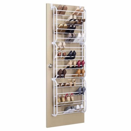 An Over-the-Door Shoe Rack