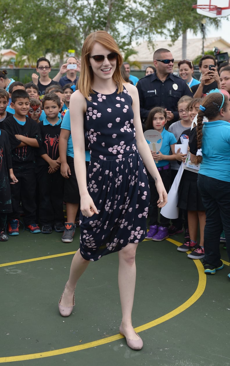 Emma Stone at a Miami Event For The Amazing Spider-Man 2 in 2014