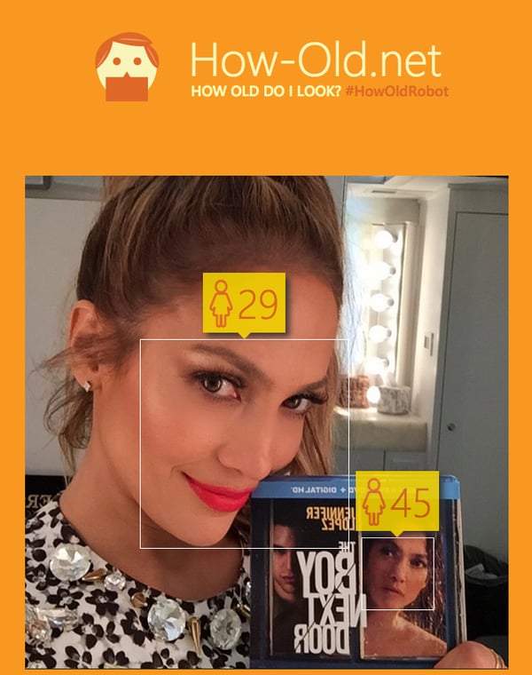 When Microsoft unleashed its "How Old" website, the company probably didnt't guess that it could predict how eternally young Jennifer Lopez is.