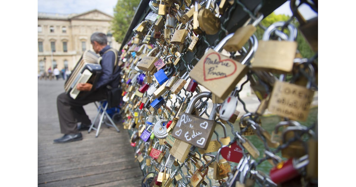 Add A Lock To The Pont Des Arts Bridge In Paris Swim With Dolphins Backpack Through Europe And 110 Other Things To Add To Your Bucket List Popsugar Smart Living Photo 18