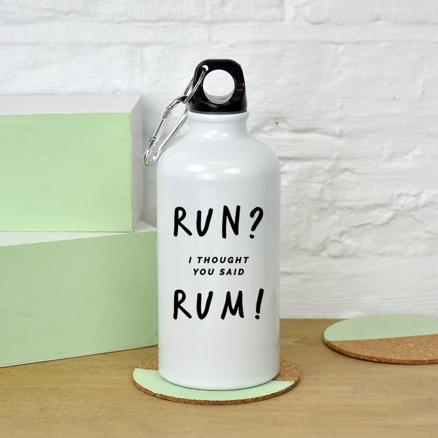 Run Rum Gym Water Bottle ($17)