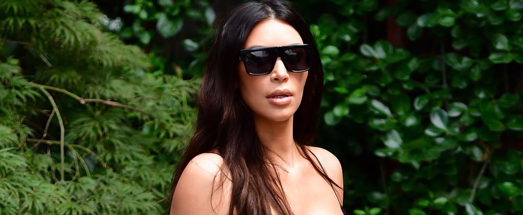 Kim Kardashian Black Chanel Bikini