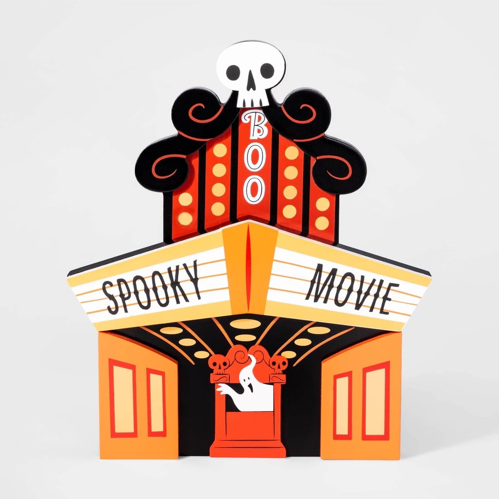 Mini Mantle Spooky Movie Theatre Halloween Decor
