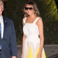 Melania Trump's $2,300 Delpozo Dress Features a Cheery Daffodil Design