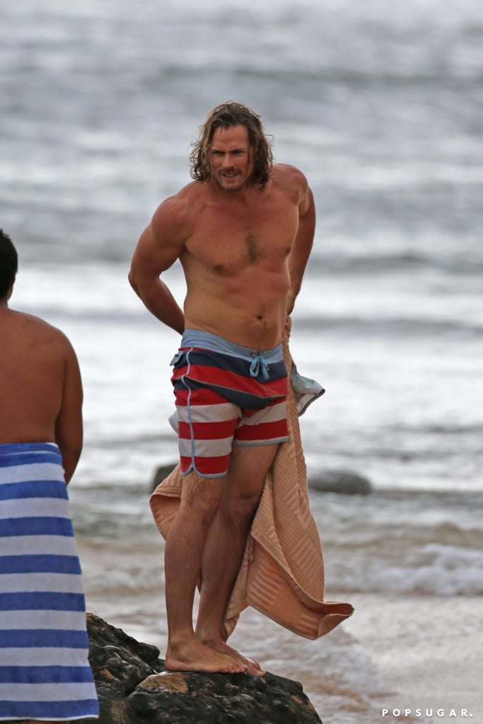 Jason Lewis Shirtless In Hawaii Pictures Popsugar Celebrity