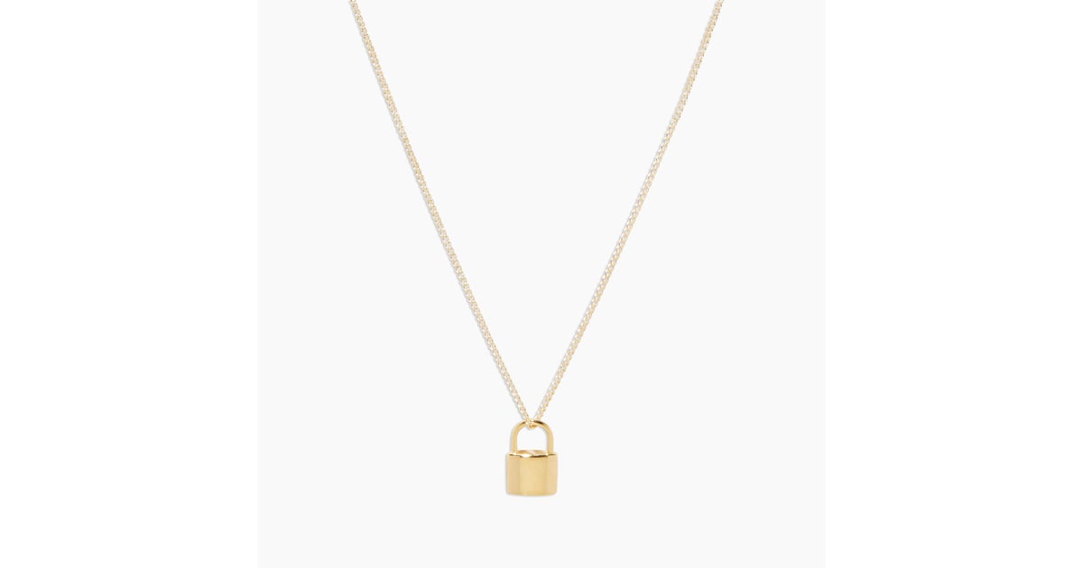 Gorjana store lock necklace