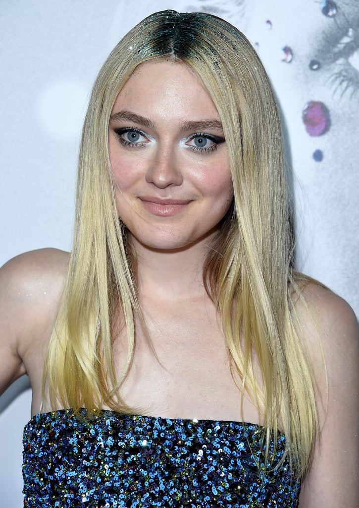 Dakota Fanning Glitter Roots