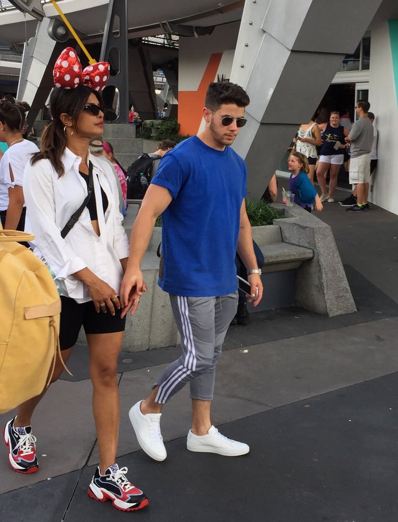 Priyanka Chopra Sneakers at Disney World August 2019