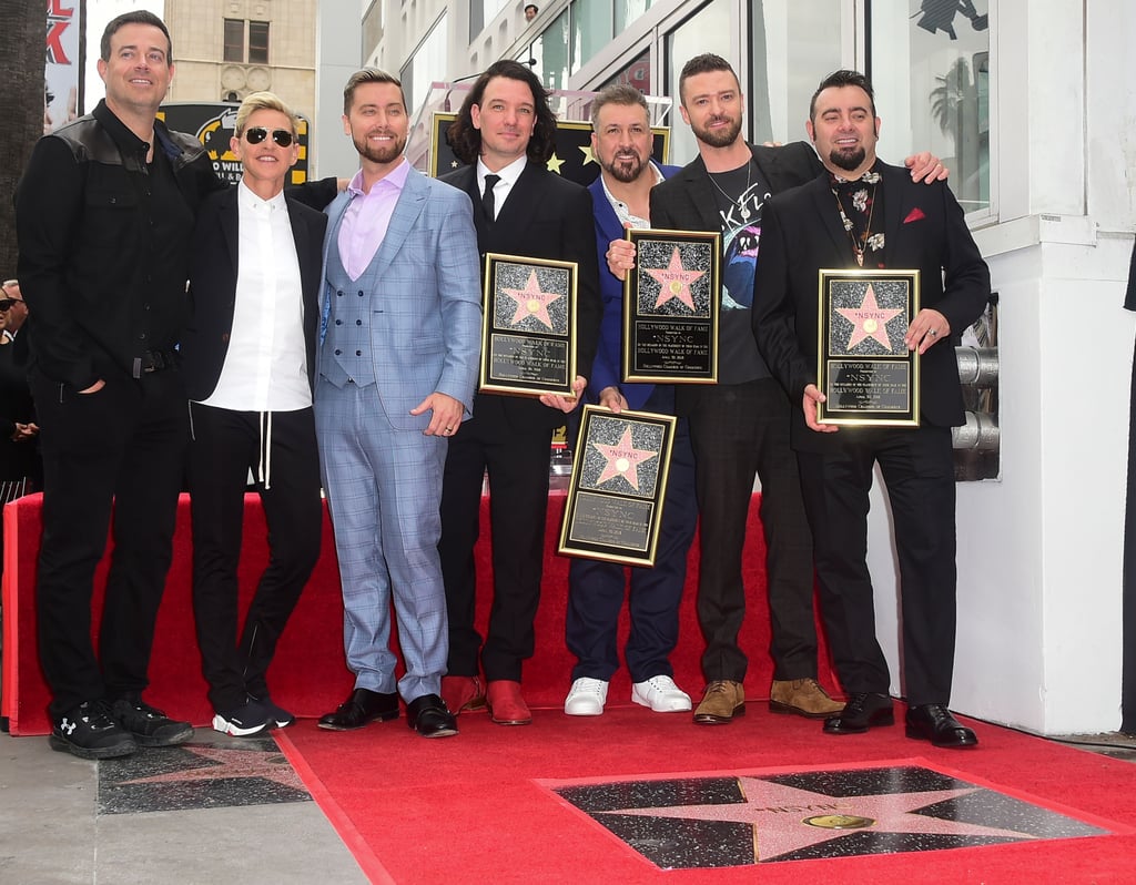 NSYNC Reunion at Hollywood Walk of Fame Ceremony April 2018