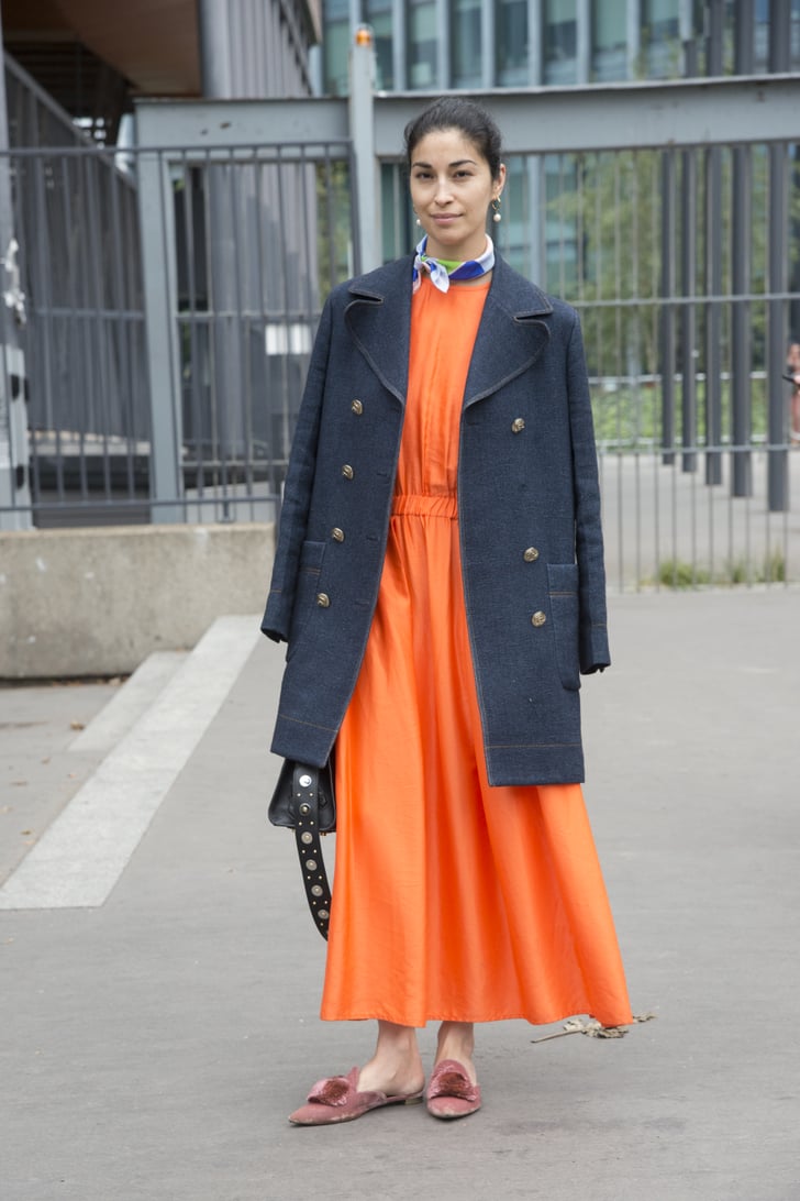 Orange Maxi | Orange Street Style Outfits | POPSUGAR Fashion UK Photo 23