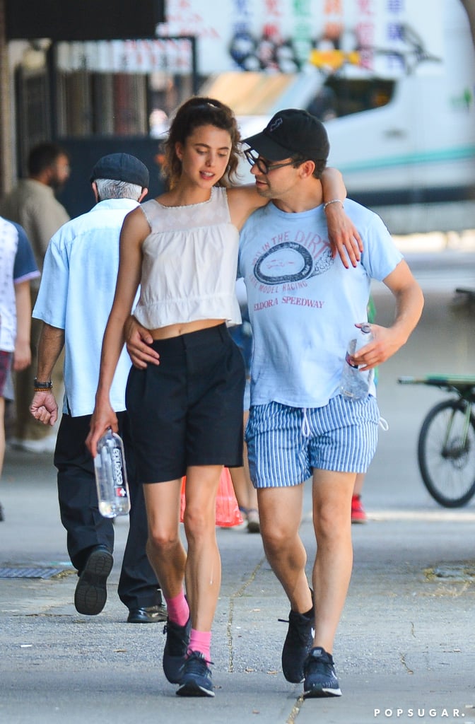 Jack Antonoff and Margaret Qualley Share a Kiss in NYC