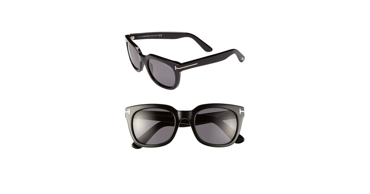 Tom Ford Black Campbell Sunglasses ($380) | The Street Style Stars We're Totally Crushing On | POPSUGAR Fashion 19
