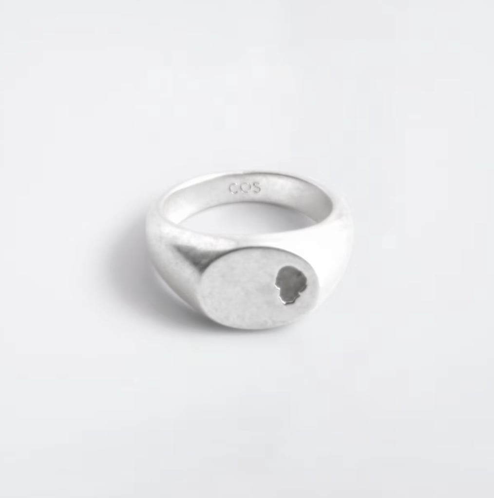 COS Indented Signet ring