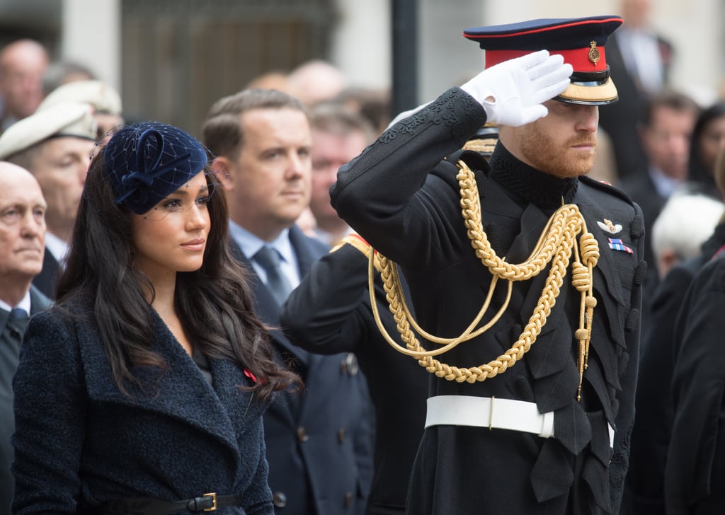 Prince Harry and Meghan Markle Field of Remembrance 2019