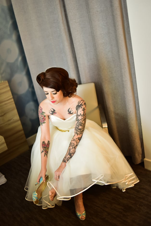 Tropical Las Vegas Wedding