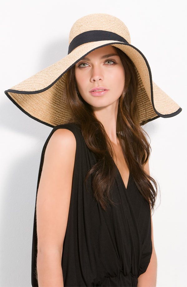 floppy brimmed hat