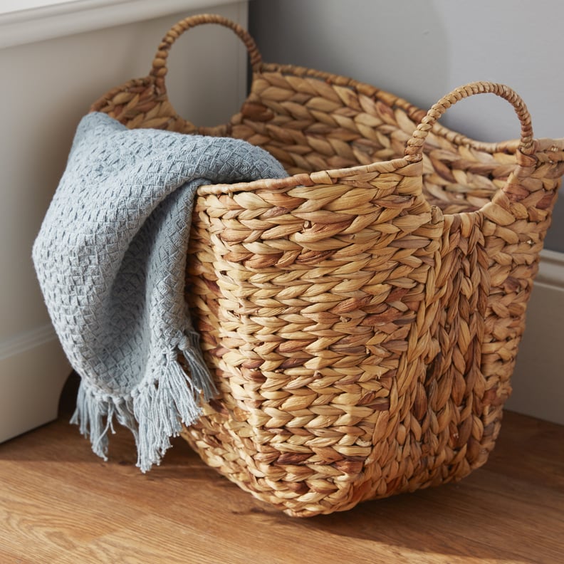 Rosalyn Water Hyacinth Wicker Basket