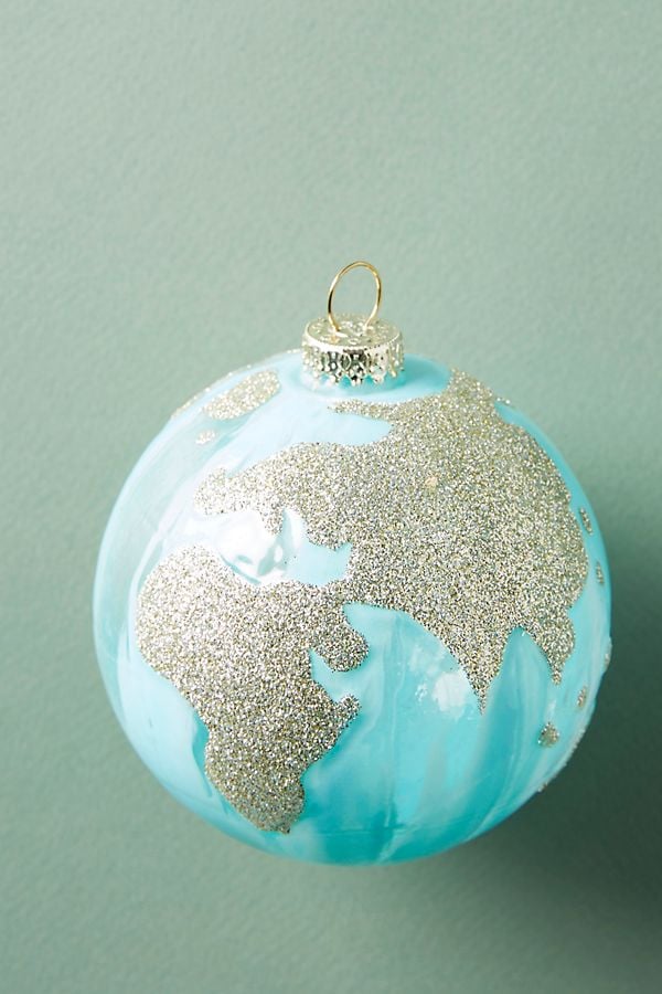 Glittering Globe Ornament