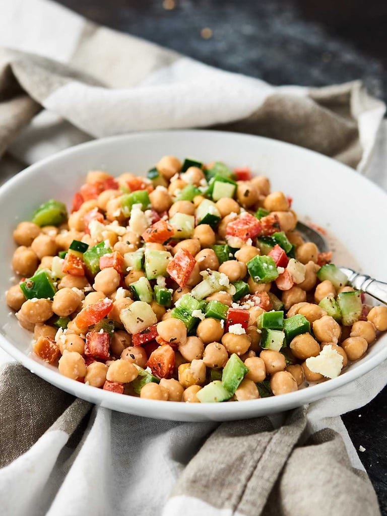 Chopped Chickpea Greek Salad