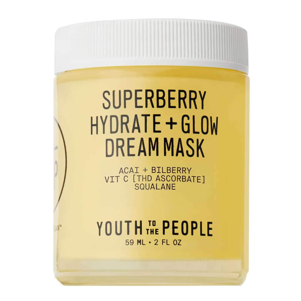 Youth To The People Superberry Hydrate + Glow Dream Mask ($37, originally $53)
An MVP of any nighttime routine, this rich mask is the perfect overnight reset for your skin. Thanks to star ingredients like vitamin C, acai, and bilberry, the formula helps brighten your complexion to maximize glow.