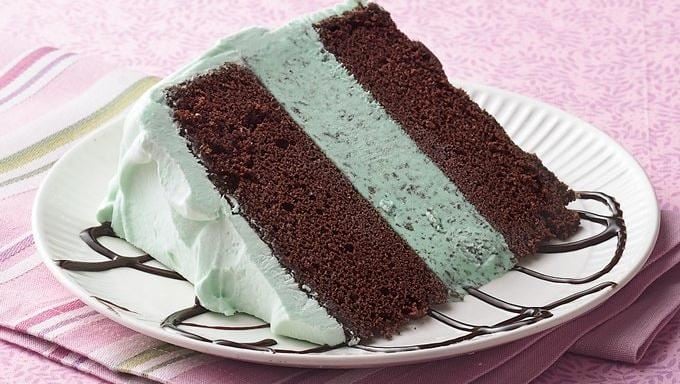 Mint Ice Cream Cake