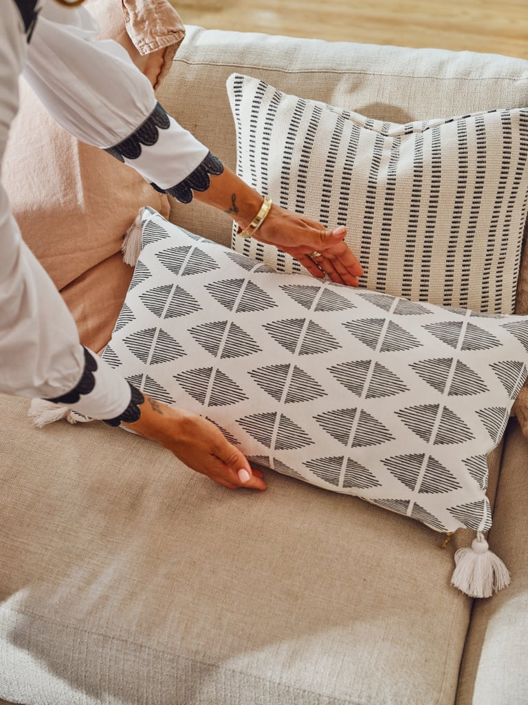 Tia Mowry x Etsy Geo Tassel Lumbar Throw Pillow Cover