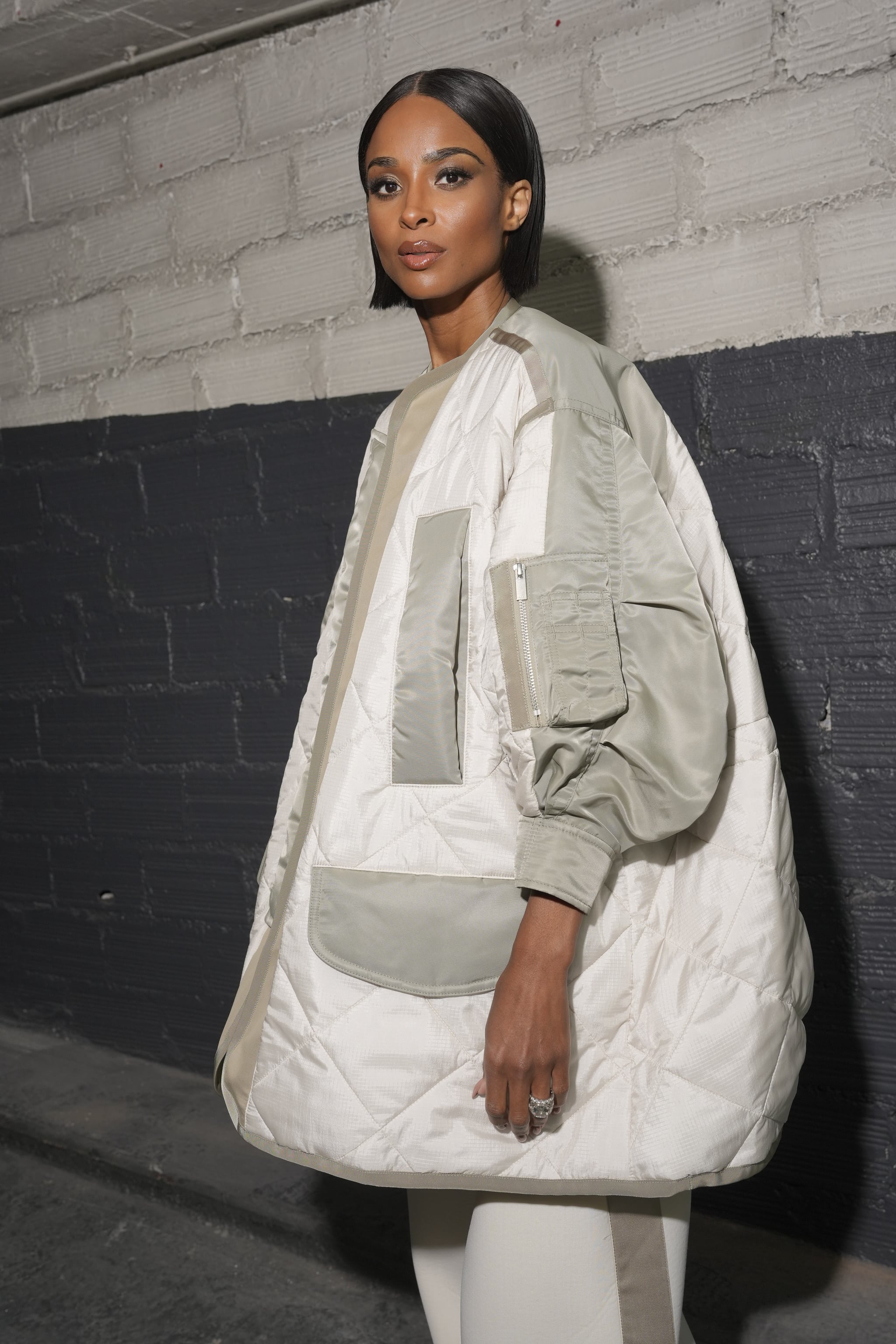 Ciara at Sacai Fall 2023 Ready To Wear Runway Show on March 6, 2023 in Paris, France. (Photo by Swan Gallet/WWD via Getty Images)