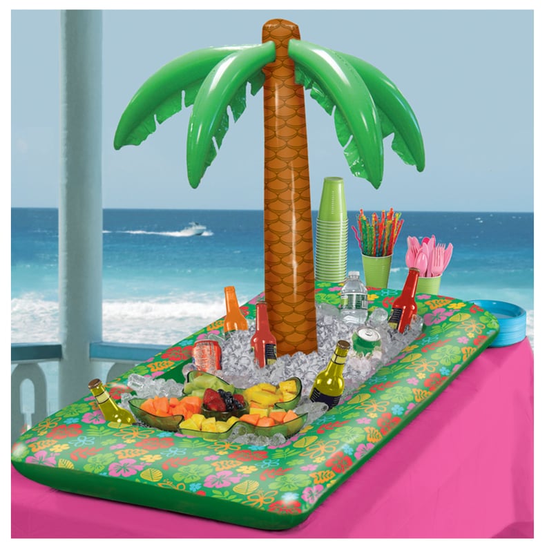 Summer Luau Inflatable Palm Tree Beverage Tub