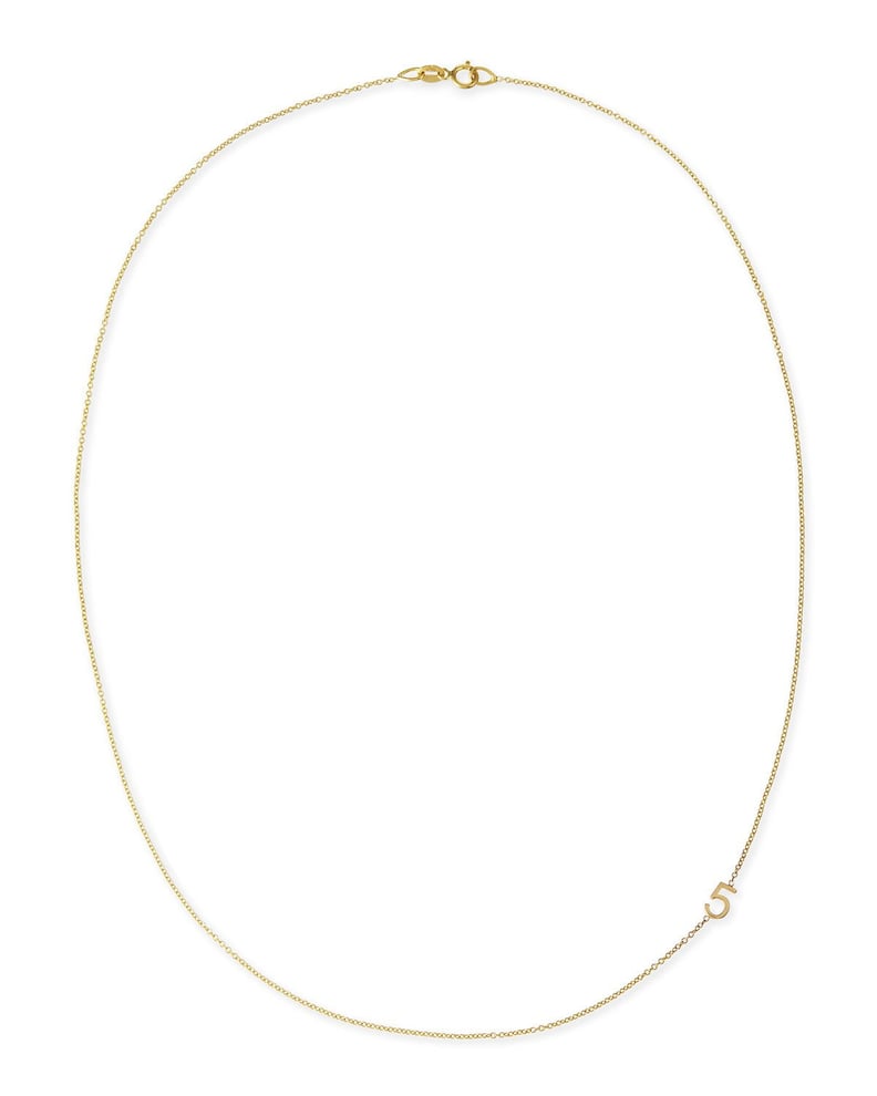 A Necklace With the Number 1 on It to Subtly Remind Her She Is No. 1