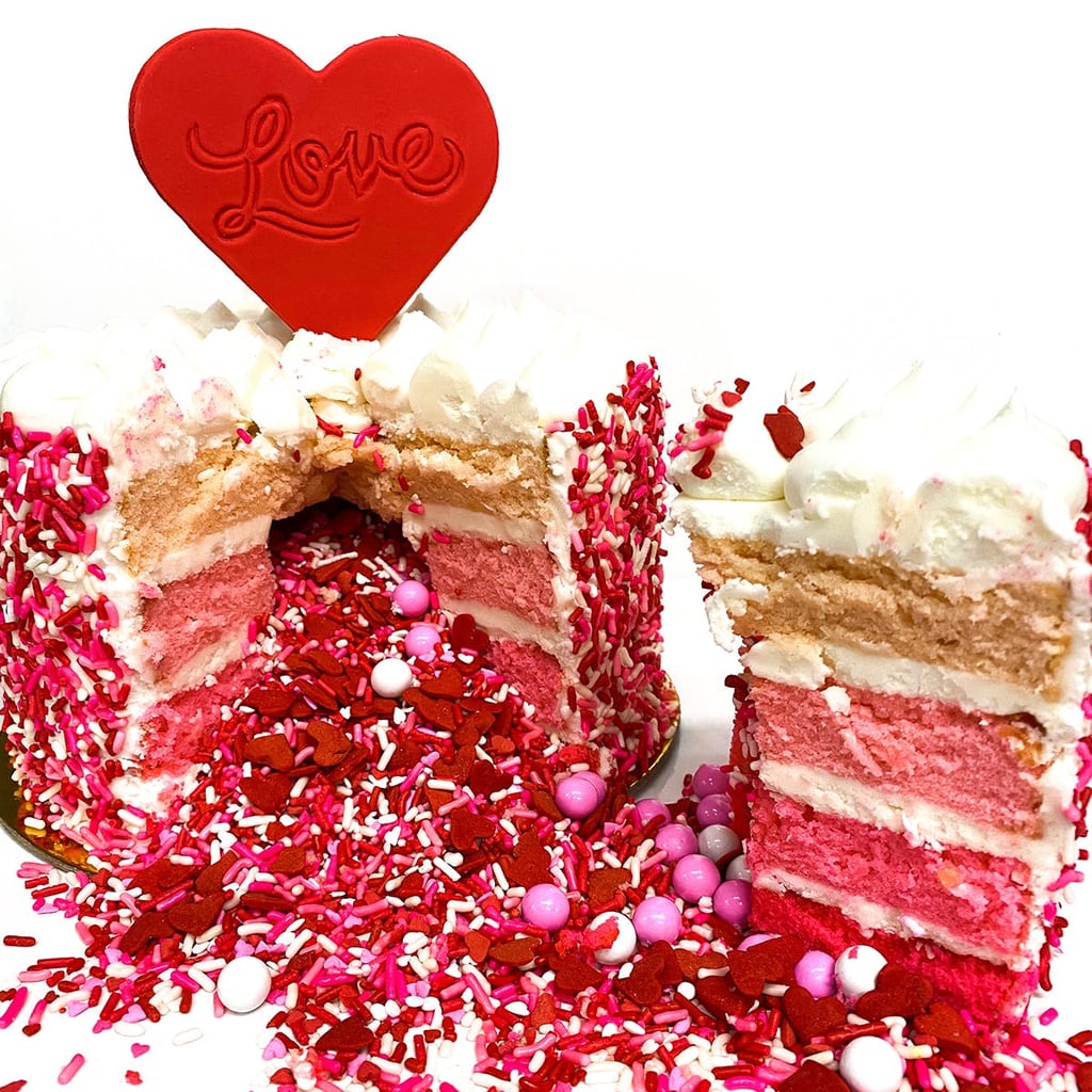 Carlos Bakery Valentine Explosion Cake