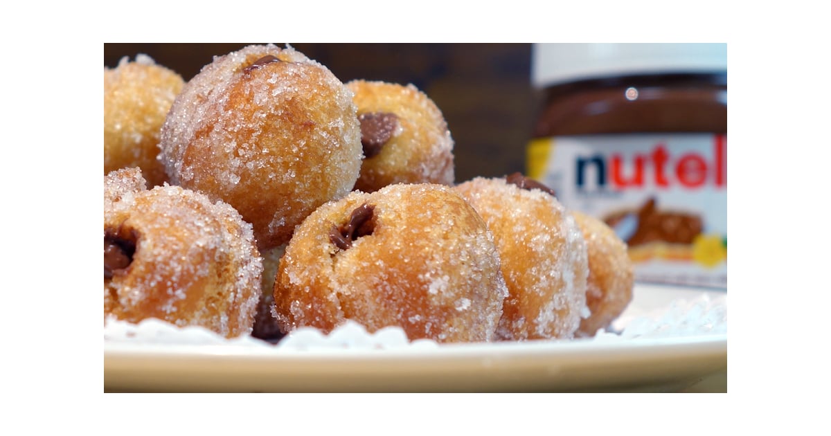 NutellaStuffed Cronut Holes Crazy Recipes With Nutella POPSUGAR