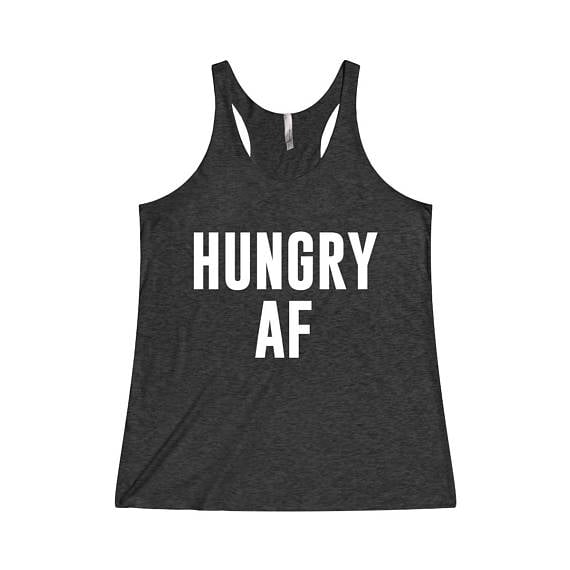 FitnessApparelCo Hungry AF Workout Tank