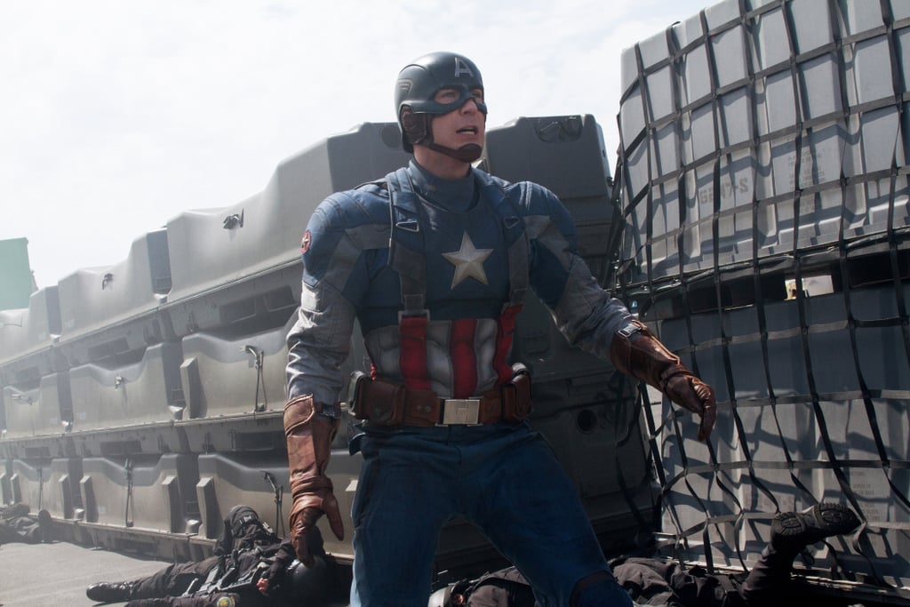 Steve Rogers is stressed, but still saving the day in The Winter Soldier.