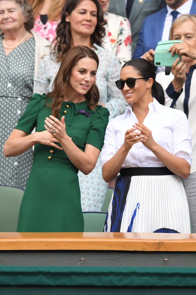 Meghan Markle and Kate Middleton at Wimbledon 2019 Pictures