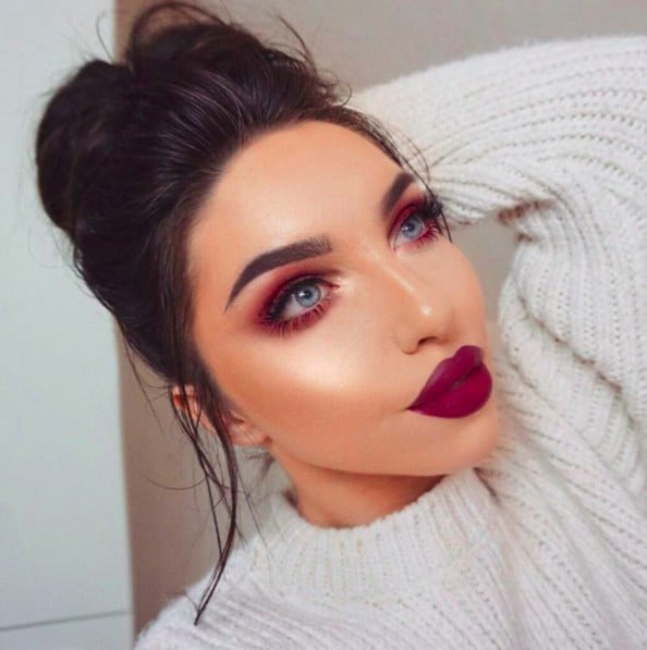 Online red makeup eyes online pubg mobile Purple designer eyes red makeup jamaica mumbai