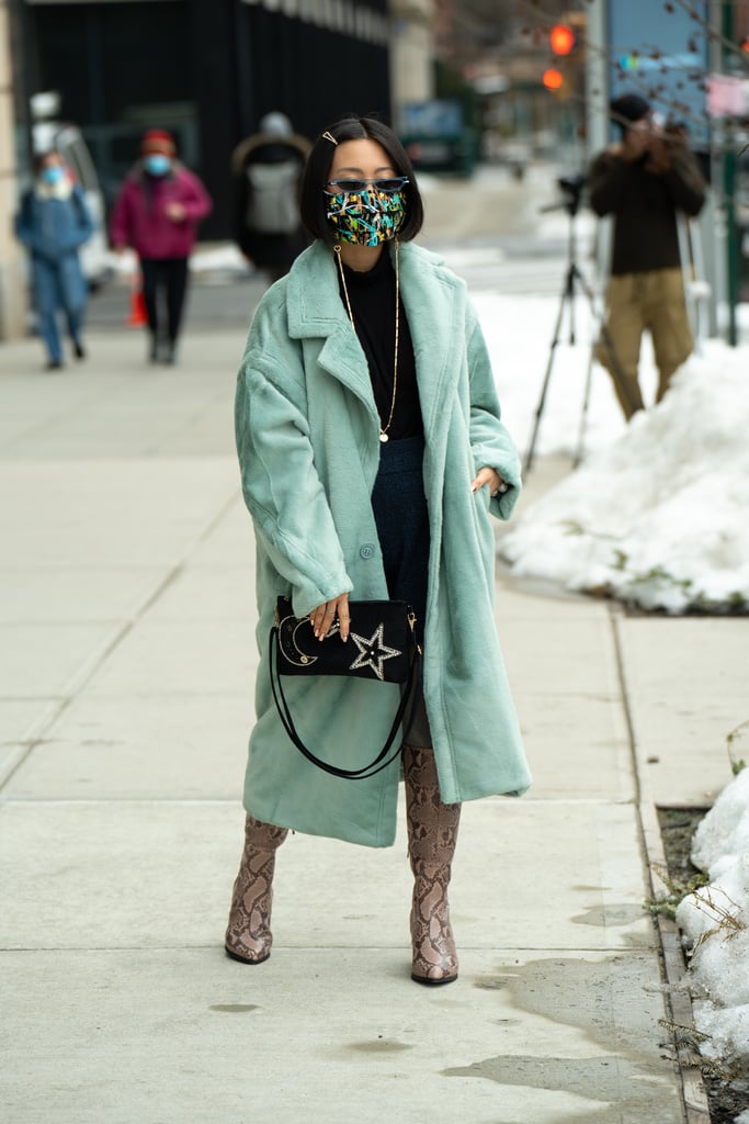 Bold Print + Colorful Frame Sunglasses